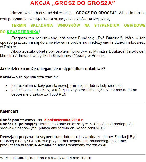 akcja grosz do grosza